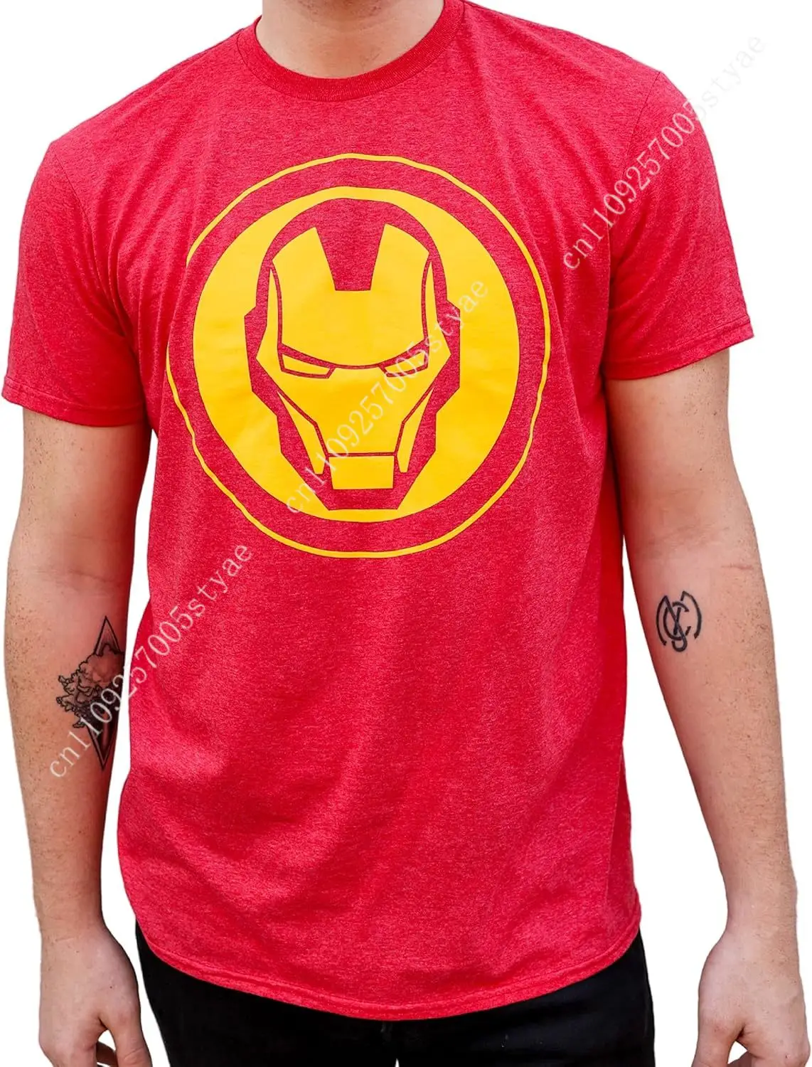 Marvel Avengers Iron Man Mask Logo Endgame Mens T-Shirt Cosplay
Marvel Avengers Iron Man Mask Logo Endgame Mens T-Shirt Cosplay