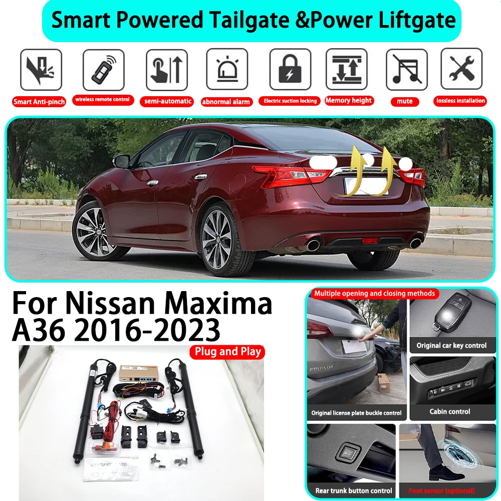 for Nissan Maxima A36 2016-2023 OEM Smart Automatic Powered Tailgate Electric Power Tailgate Lift Kit Key Close
for Nissan Maxima A36 2016-2023 OEM Smart Automatic Powered Tailgate Electric Power Tailgate Lift Kit Key Close