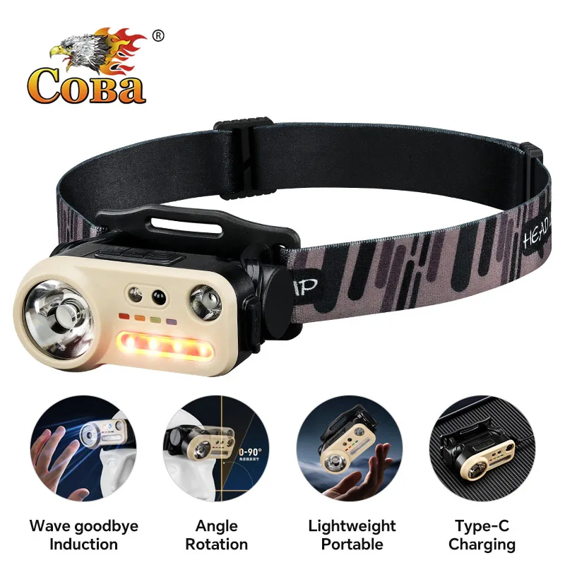 Led Night Fishing Headlamp Rechargeable Sensor Head Flashlight Torch Outdoor Waterproof Camping Portable Work LED Headlights
Led Night Fishing Headlamp Rechargeable Sensor Head Flashlight Torch Outdoor Waterproof Camping Portable Work LED Headlights