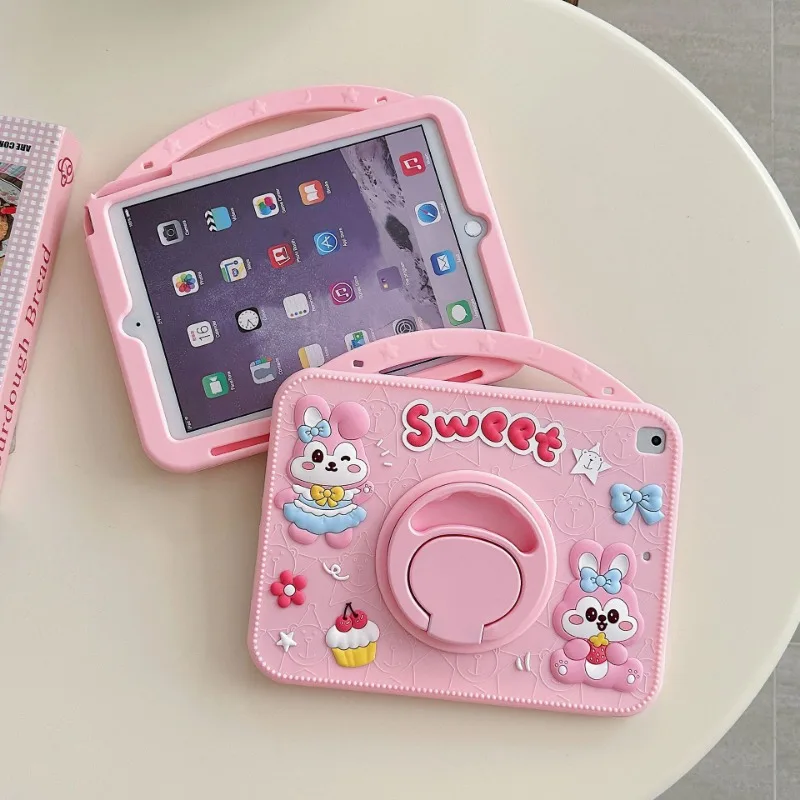 Kids Handle Case For iPad (A16)11th 10th 10.9 Air 4 Pro 11 Cover iPad 10.2 7/8/9th 9.7 5/6th Mini 1 2 3 360 Rotation Stand Funda
Kids Handle Case For iPad (A16)11th 10th 10.9 Air 4 Pro 11 Cover iPad 10.2 7/8/9th 9.7 5/6th Mini 1 2 3 360 Rotation Stand Funda