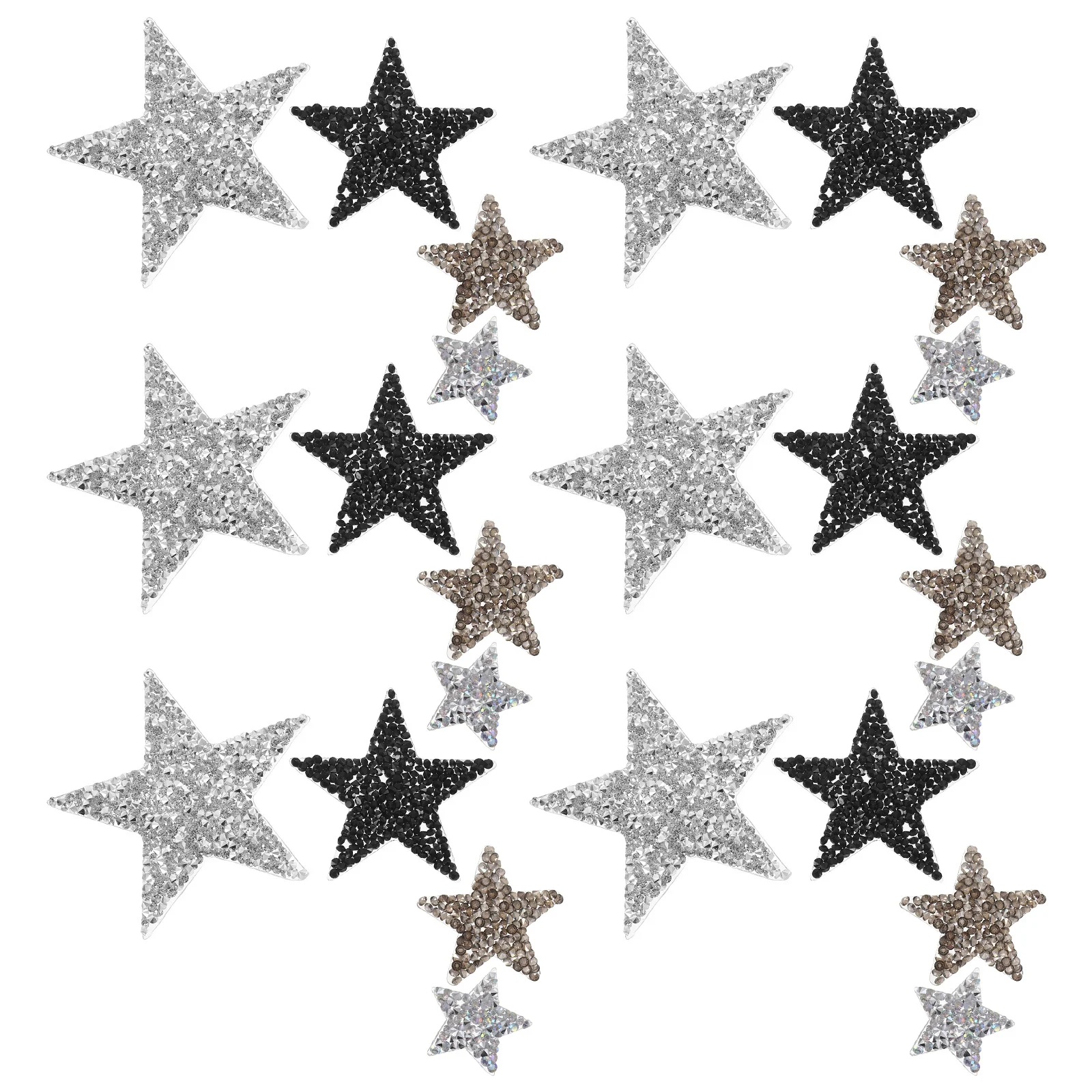 24pcs Water Drill Patch Sticker Star Shape Rhinestone Patches Shiny Iron On For Clothing Shoes Bags Diy Craft Sewing Accessory
24pcs Water Drill Patch Sticker Star Shape Rhinestone Patches Shiny Iron On For Clothing Shoes Bags Diy Craft Sewing Accessory