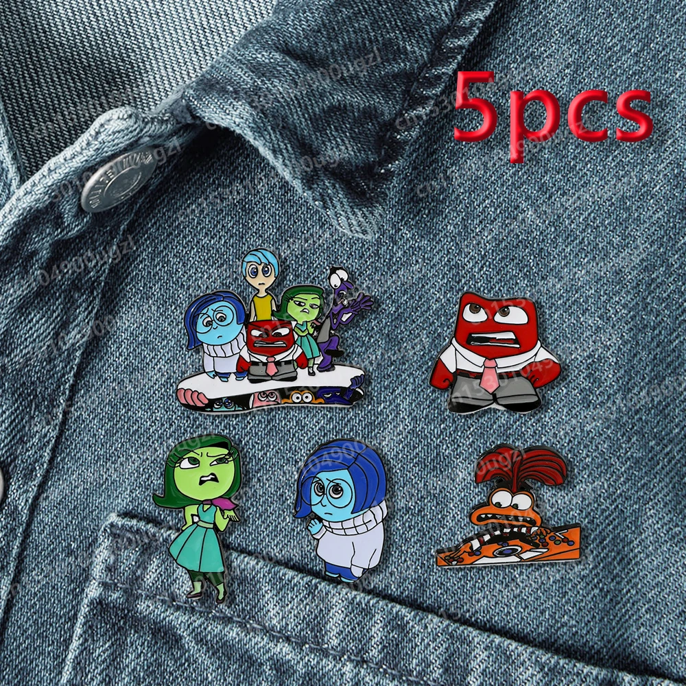 Disney Inside Out 2 Metal Brooches Kawaii Lapel Pin Joy Sadness Anger Handmade Epoxy Jewelry Shirt Bag Badge Fashion Jewelrys
Disney Inside Out 2 Metal Brooches Kawaii Lapel Pin Joy Sadness Anger Handmade Epoxy Jewelry Shirt Bag Badge Fashion Jewelrys