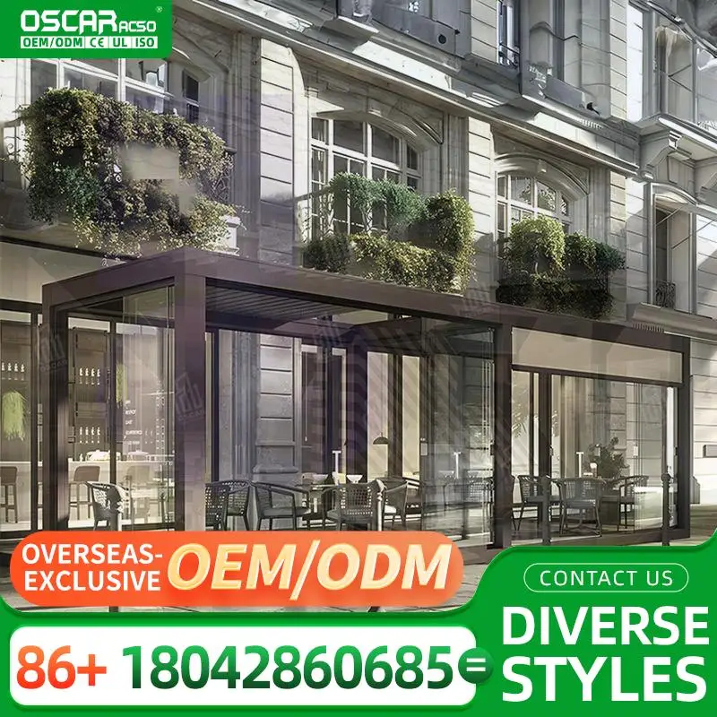 Motorized Electric Folding Bioclimatic Outdoor Aluminum Pergola with Price Adjustment; Functions: Motorized Folding; Creative Wo
Motorized Electric Folding Bioclimatic Outdoor Aluminum Pergola with Price Adjustment; Functions: Motorized Folding; Creative Wo