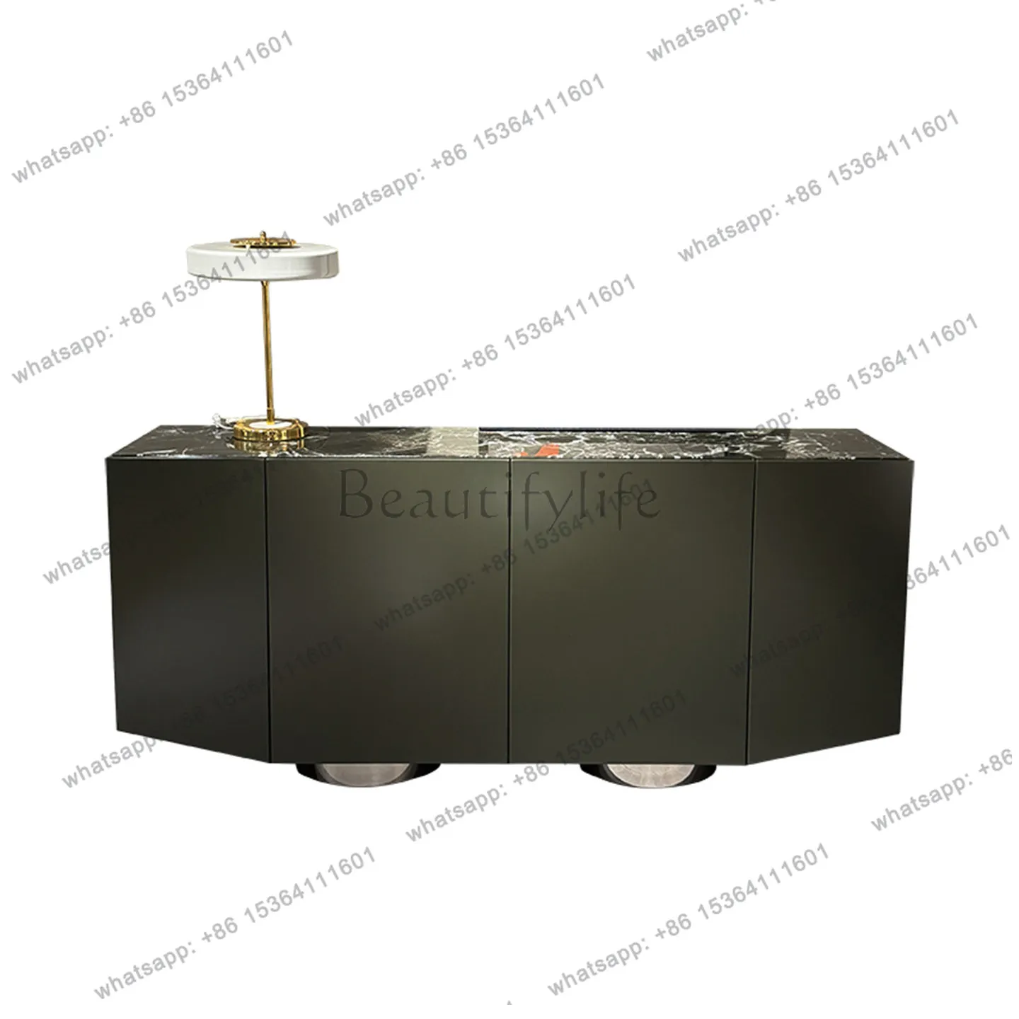 Designer minimalist light luxury porch cabinet side locker lacquered walnut natural marble
Designer minimalist light luxury porch cabinet side locker lacquered walnut natural marble