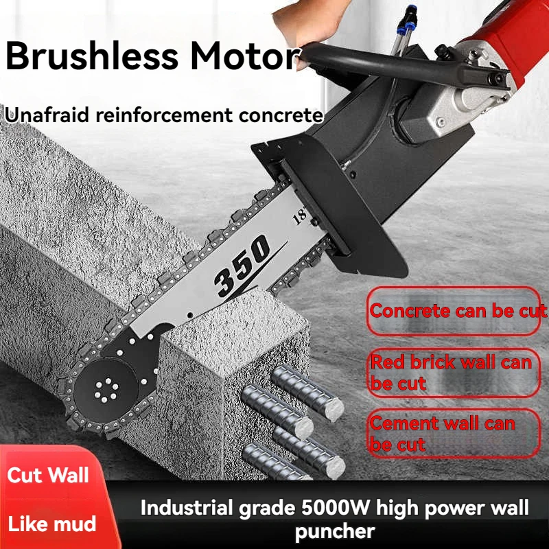 Brushless Wall Cutting Machine, Concrete Reinforced Cement Wall Cutter, Professional Wall Modification Door Cutting Machine, Ele
Brushless Wall Cutting Machine, Concrete Reinforced Cement Wall Cutter, Professional Wall Modification Door Cutting Machine, Ele