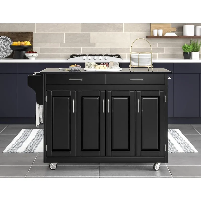 4 Door Cabinet Kitchen Cart with Granite Top By Home Styles Suitable for Kitchen and Living Room Easy To Assemble
4 Door Cabinet Kitchen Cart with Granite Top By Home Styles Suitable for Kitchen and Living Room Easy To Assemble