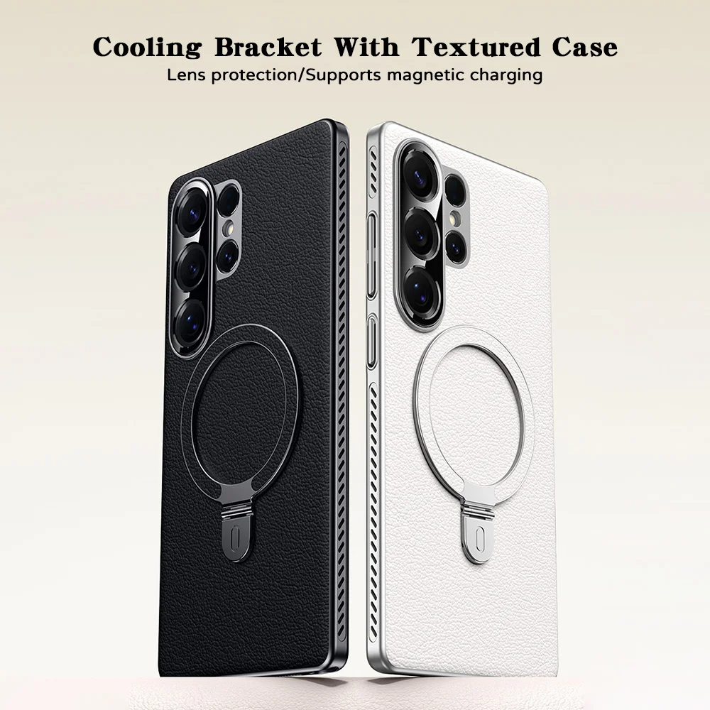Leather Phone Case For Samsung S25 Ultra S26 Ultra Supports Wireless Charging For Samsung S24ultra With Phone Stand Cover Funda
Leather Phone Case For Samsung S25 Ultra S26 Ultra Supports Wireless Charging For Samsung S24ultra With Phone Stand Cover Funda