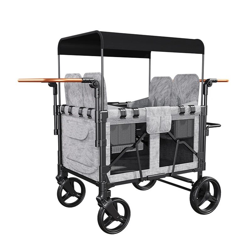 Customizable Extension Stroller for Quadruplets with Roof Seating and Lying Quadruplet Stroller Foldable Travel Stroller
Customizable Extension Stroller for Quadruplets with Roof Seating and Lying Quadruplet Stroller Foldable Travel Stroller