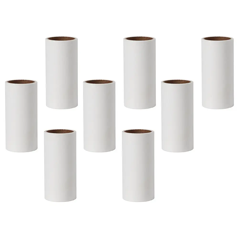 8Pcs Compact Sticky Paper Replacement Roll for Lint Roller Hair Cleaning Tool Works on Suits Coats Sweaters Pants Formal Attire
8Pcs Compact Sticky Paper Replacement Roll for Lint Roller Hair Cleaning Tool Works on Suits Coats Sweaters Pants Formal Attire