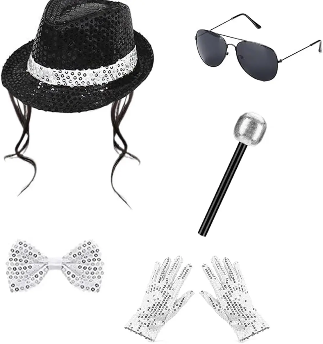 Mens Dance Star Costume Halloween 80s 90s Pop Stage Party Costume Accessory Set Sequin Singer Costume Accessories Set
Mens Dance Star Costume Halloween 80s 90s Pop Stage Party Costume Accessory Set Sequin Singer Costume Accessories Set