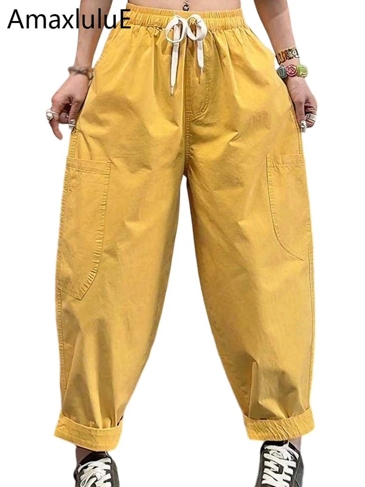 Amax LuluE Summer Classic Leisure Soild Pants Females 2026 Fashion Elegant Clothes Womens Japanese Design Loose Causal Trousers
Amax LuluE Summer Classic Leisure Soild Pants Females 2026 Fashion Elegant Clothes Womens Japanese Design Loose Causal Trousers