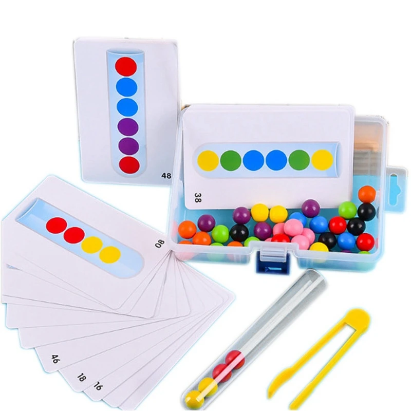 ABJA-Clip Bead Game Ball Matching Toy Clip Beads Test Tube Toy Toddler Educational Montessori Games For Kids
ABJA-Clip Bead Game Ball Matching Toy Clip Beads Test Tube Toy Toddler Educational Montessori Games For Kids