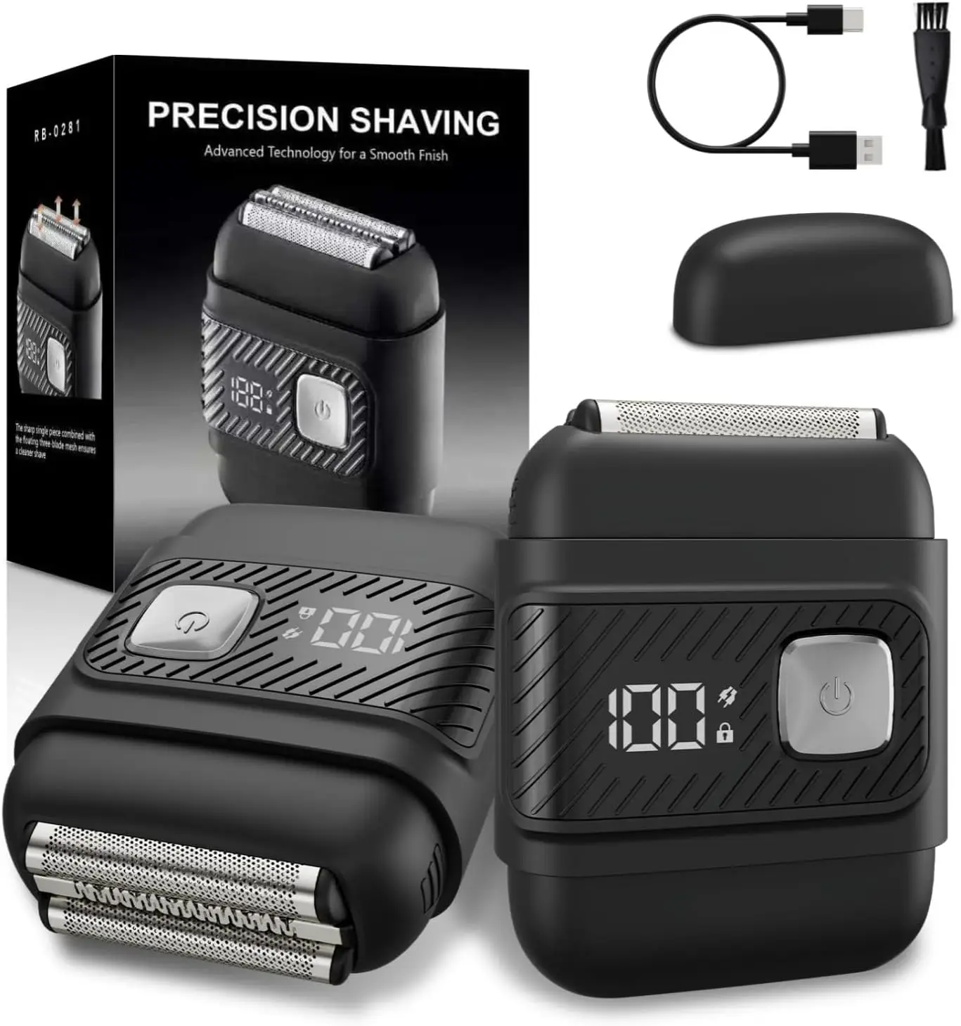 Sweker Electric Foil Shavers for Men Mini Electric Razor for Beard/Face with 3 Floating Blades LED Display Cordless Face Shaver
Sweker Electric Foil Shavers for Men Mini Electric Razor for Beard/Face with 3 Floating Blades LED Display Cordless Face Shaver