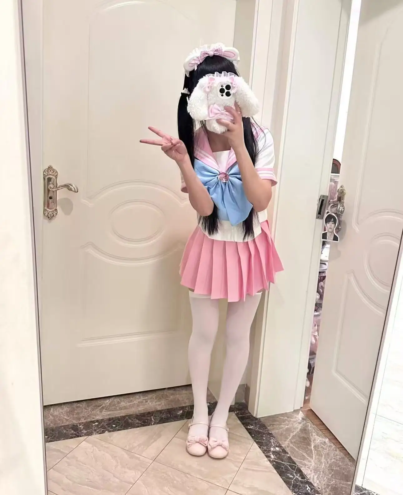 Japanese Anime Magical Girl Cosplay Outfit Short Sleeve Blouse Campus Style Sailor Dress Skirt Suit
Japanese Anime Magical Girl Cosplay Outfit Short Sleeve Blouse Campus Style Sailor Dress Skirt Suit