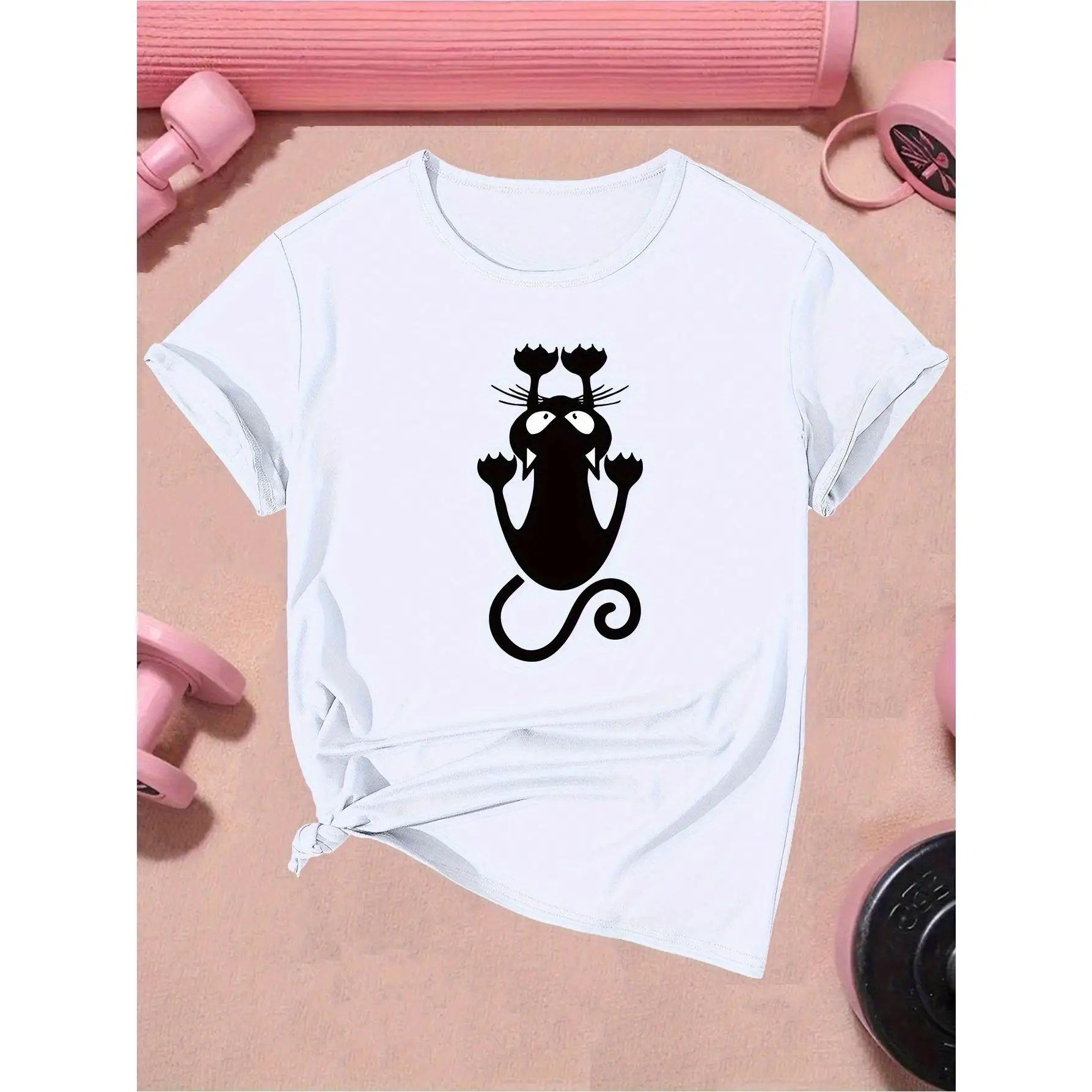 Purrfect Summer Nights Camping Cat Graphic T-Shirt Women’s Casual Cotton Tee for Pet Lovers, Vacation or Gift Idea
Purrfect Summer Nights Camping Cat Graphic T-Shirt Women’s Casual Cotton Tee for Pet Lovers, Vacation or Gift Idea