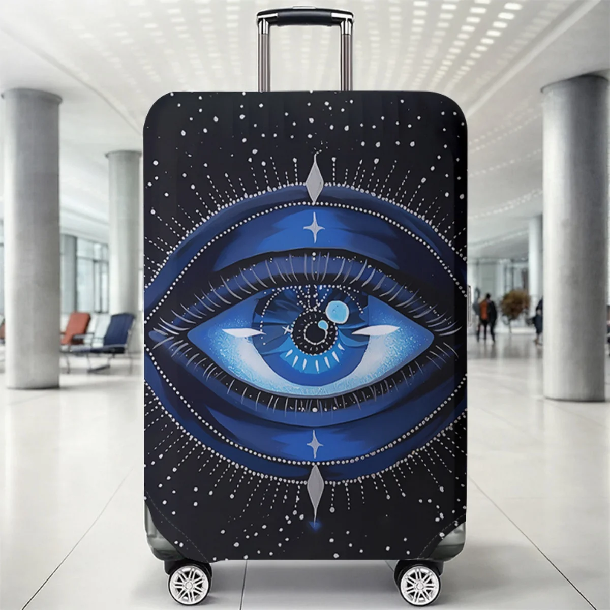 Защитный чехол для багажа с мультяшным принтом
Защитный чехол для багажа с мультяшным принтом