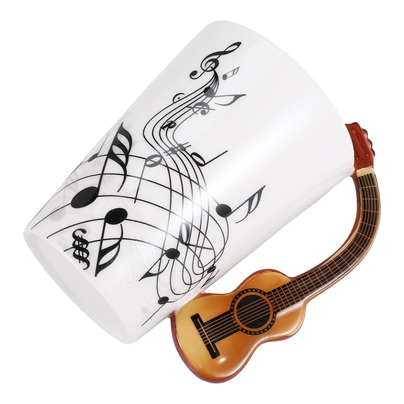 Creative Novelty Guitar Handle Ceramic Cup Free Spectrum Coffee Milk Tea Cup Personality Mug Unique Musical Instrument Gift Cup
Creative Novelty Guitar Handle Ceramic Cup Free Spectrum Coffee Milk Tea Cup Personality Mug Unique Musical Instrument Gift Cup