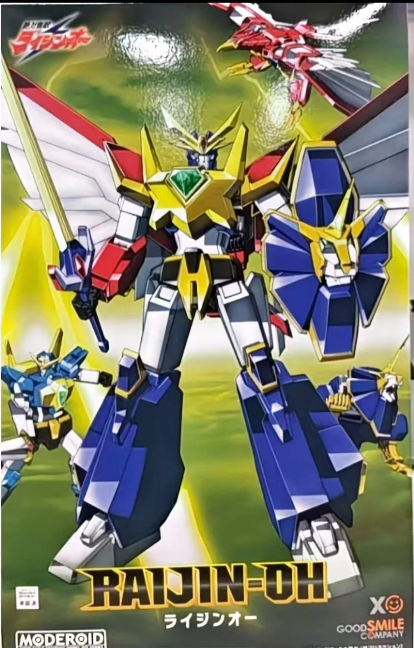 GOOD SMILE MODEROID Raijin-Oh Action Figures Zettai Muteki Raijin-Oh Anime Assembly Mecha Model Kit for Collection
GOOD SMILE MODEROID Raijin-Oh Action Figures Zettai Muteki Raijin-Oh Anime Assembly Mecha Model Kit for Collection