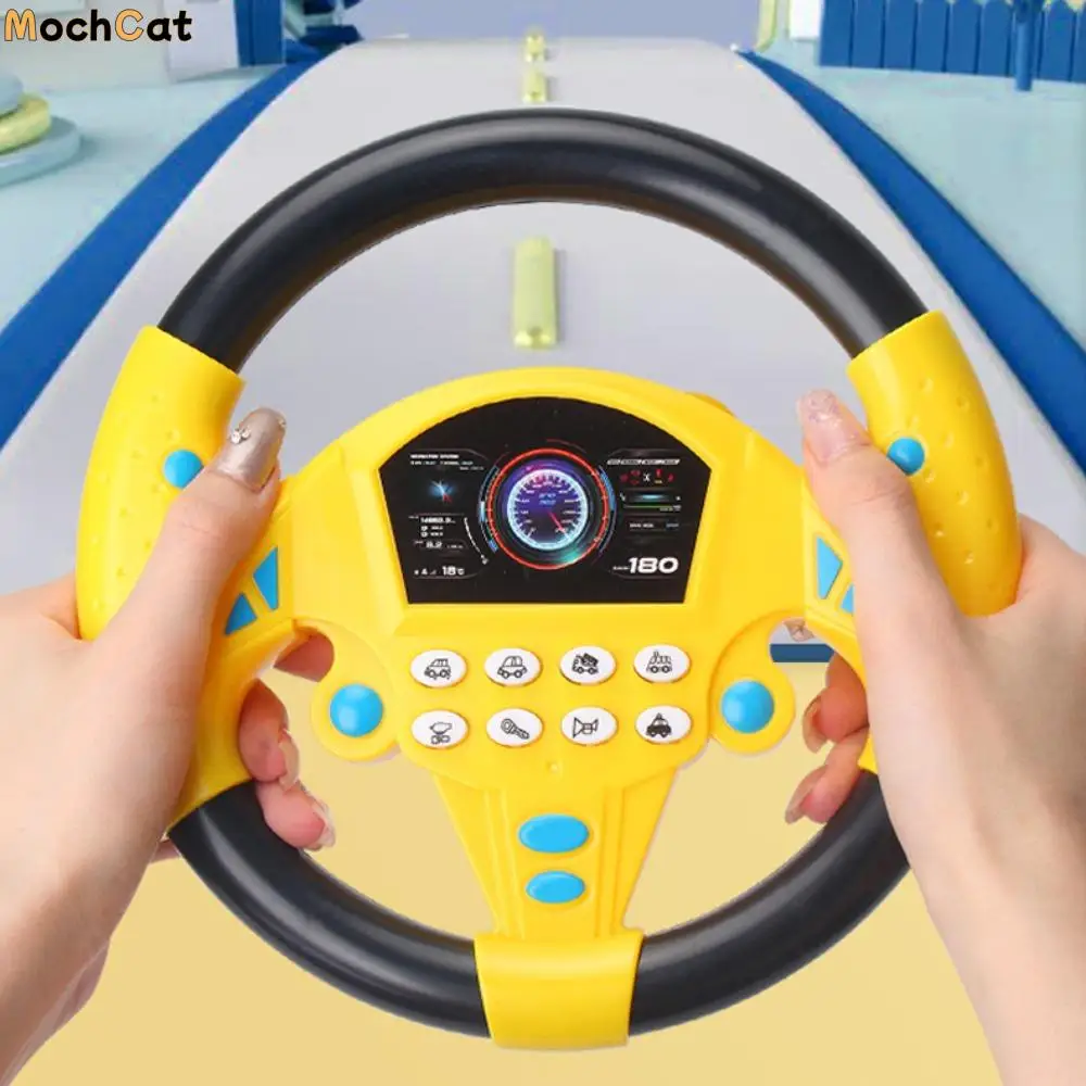 360 ° Rotation Simulation Steering Wheel Toys Multi Functional Montessori Copilot Music Steering Wheel Interactive Simulation
360 ° Rotation Simulation Steering Wheel Toys Multi Functional Montessori Copilot Music Steering Wheel Interactive Simulation