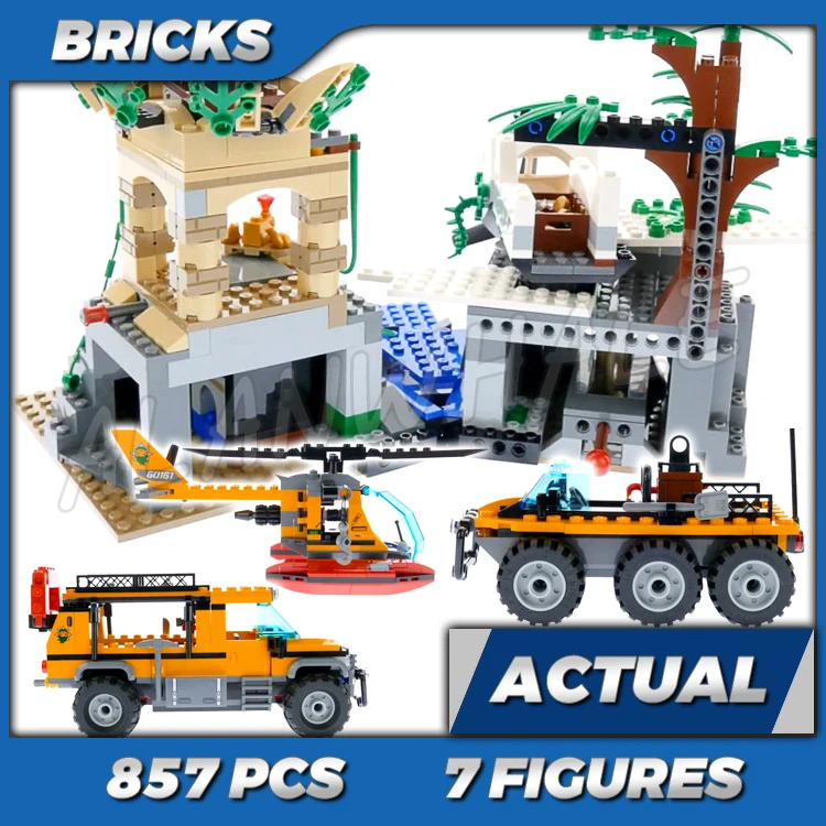 917pcs City Jungle Exploration Site Plane Temple Heavy Observation Truck Kayak 10712 Building Block sets Compatible With Bricks
917pcs City Jungle Exploration Site Plane Temple Heavy Observation Truck Kayak 10712 Building Block sets Compatible With Bricks