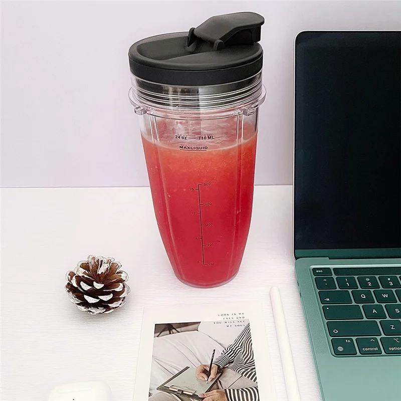 B02C-24Oz Blender Cup With Lid For Ninja Auto IQ Pro BL480, BL482, BL642, BL682, BL450, BN401, BN751, BN801, Foodi SS351 Accesso
B02C-24Oz Blender Cup With Lid For Ninja Auto IQ Pro BL480, BL482, BL642, BL682, BL450, BN401, BN751, BN801, Foodi SS351 Accesso