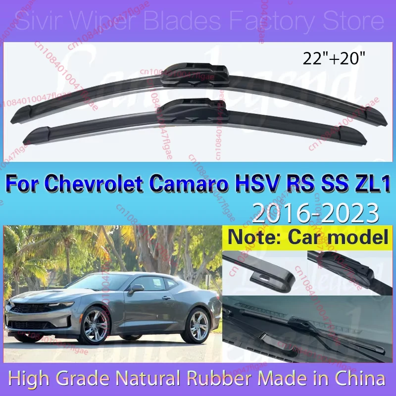 Car Wiper Blade Front Window Windshield Windscreen Wiper For Chevrolet Camaro 2016 - 2023 HSV RS SS ZL1 22"+20" Car Accessories
Car Wiper Blade Front Window Windshield Windscreen Wiper For Chevrolet Camaro 2016 - 2023 HSV RS SS ZL1 22"+20" Car Accessories