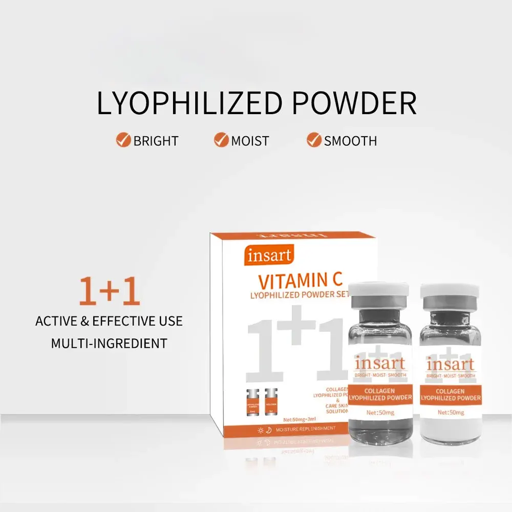 Collagen Niacinamide VC Lyophilized Powder Face Serum Anti Aging Brightening Moisturizing Essence for All Skin Skincare
Collagen Niacinamide VC Lyophilized Powder Face Serum Anti Aging Brightening Moisturizing Essence for All Skin Skincare