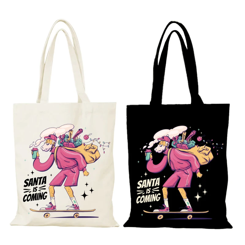 Cartoon Gift Bag New Year Gift Merry Christmas Man Tote Bag Woman Handbags Women's Handbag Cloth Bags Eco Shopper Canvas Lady
Cartoon Gift Bag New Year Gift Merry Christmas Man Tote Bag Woman Handbags Women's Handbag Cloth Bags Eco Shopper Canvas Lady