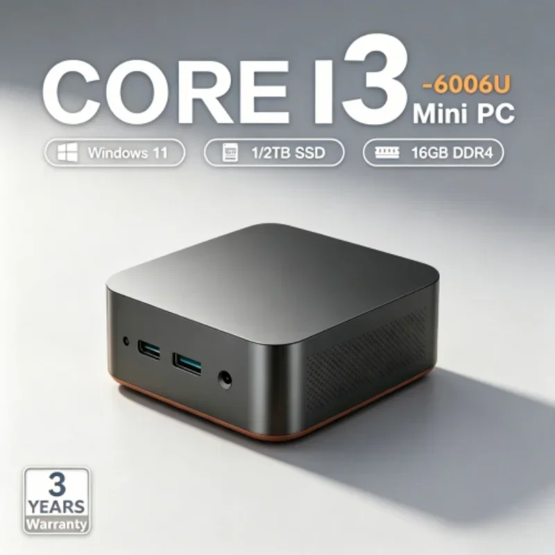 2026 Arcane Polished MINI PC Windows 11 Pro Core I3 6006U RAM 1TB SSD WIFI 6 BT5.2 4K HD Elegant Recreation Gaming Home
2026 Arcane Polished MINI PC Windows 11 Pro Core I3 6006U RAM 1TB SSD WIFI 6 BT5.2 4K HD Elegant Recreation Gaming Home