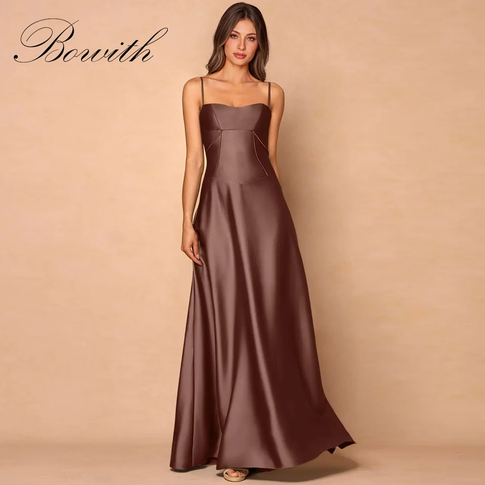 Bowith Spaghetti Straps A Line Prom Dresses Customized Elegant Sarin Lace-up Prom Gown Women Special Occasion Dresses
Bowith Spaghetti Straps A Line Prom Dresses Customized Elegant Sarin Lace-up Prom Gown Women Special Occasion Dresses