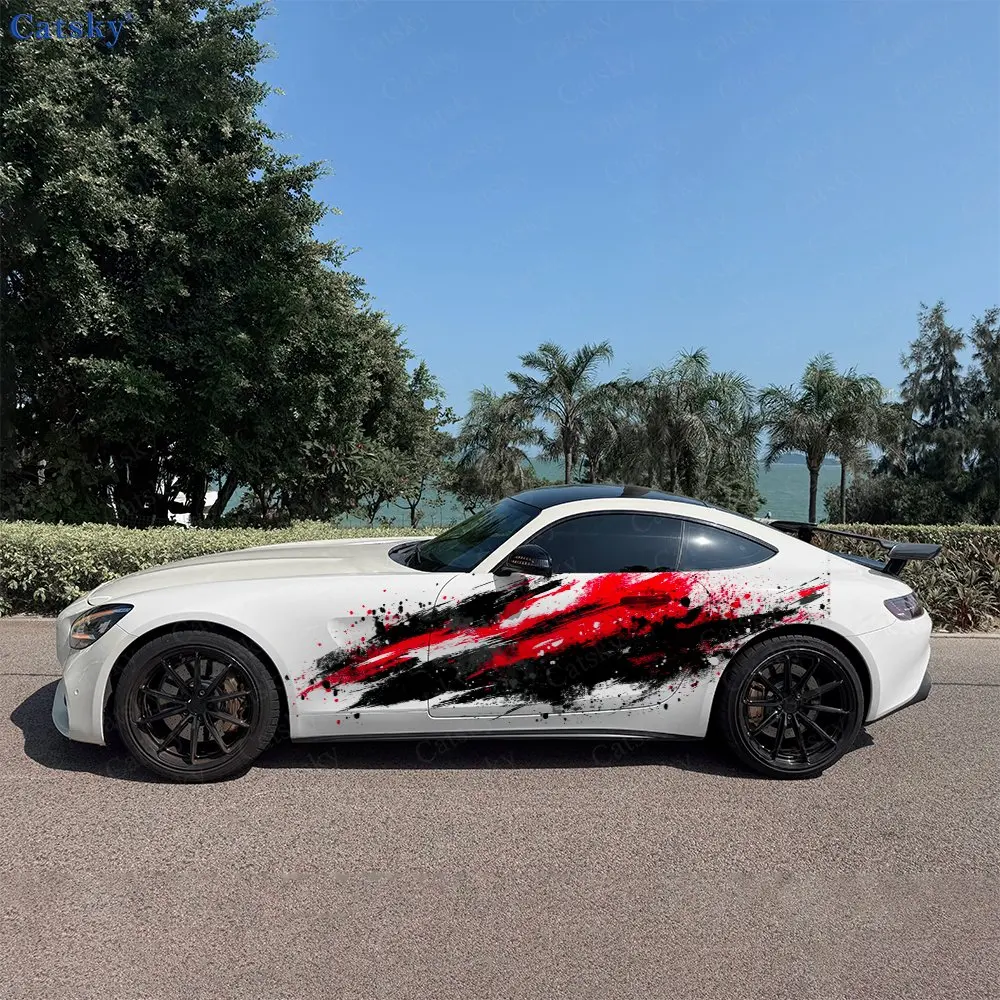 2pcs Red Graffiti Sticker; Durable, Fade-Resistant,Self-Adhesive PVC Waterproof & Scratch-Resistant Car Vinyl Wraps
2pcs Red Graffiti Sticker; Durable, Fade-Resistant,Self-Adhesive PVC Waterproof & Scratch-Resistant Car Vinyl Wraps