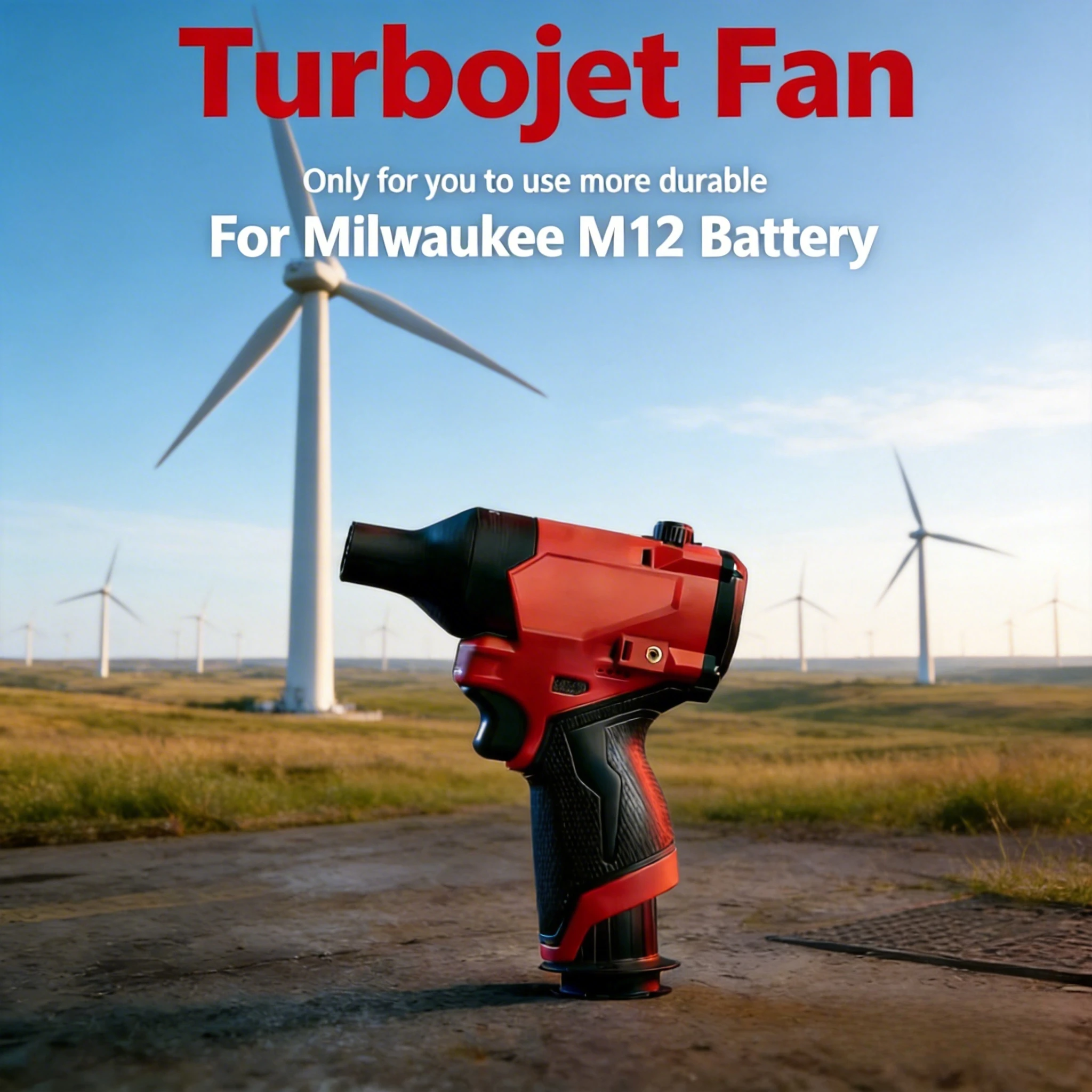 Brushless Jet Blower for M12 Milwaukee 12V 160000RPM Speed Control Turbo Fan Electric Air Duster (No Battery)
Brushless Jet Blower for M12 Milwaukee 12V 160000RPM Speed Control Turbo Fan Electric Air Duster (No Battery)