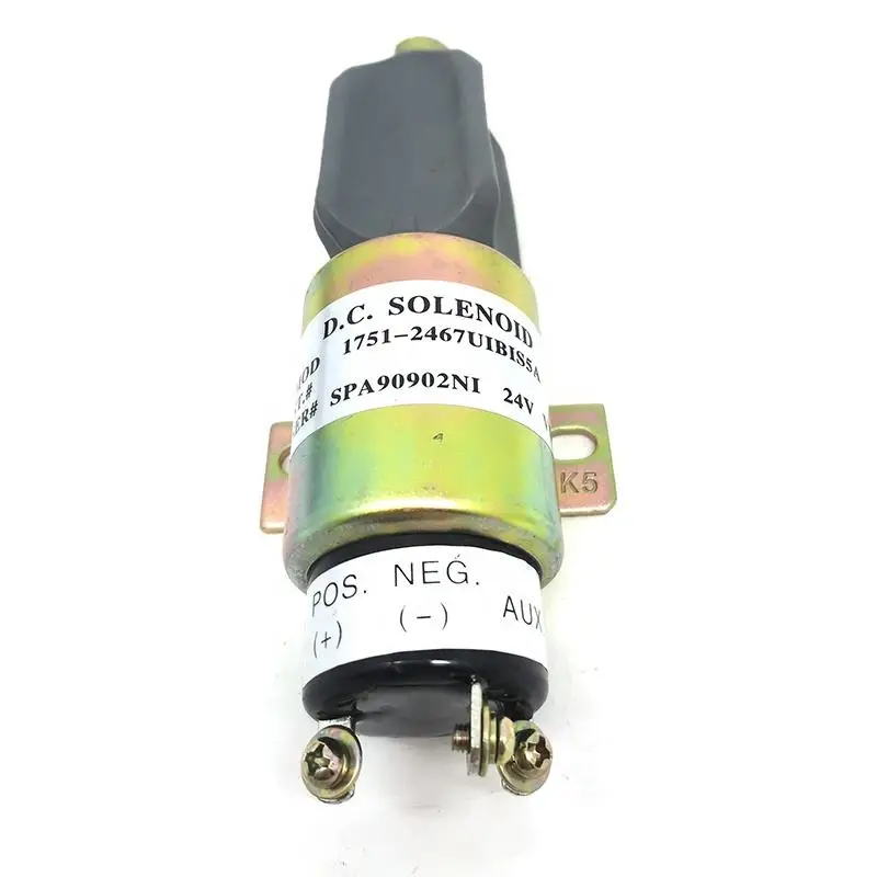 24V Diesel Engine Fuel Shutoff Solenoid Stop Valve Compatible With 6CT 8.3 Replacement Parts OEM 3864274 1751-2467UIB1S5
24V Diesel Engine Fuel Shutoff Solenoid Stop Valve Compatible With 6CT 8.3 Replacement Parts OEM 3864274 1751-2467UIB1S5