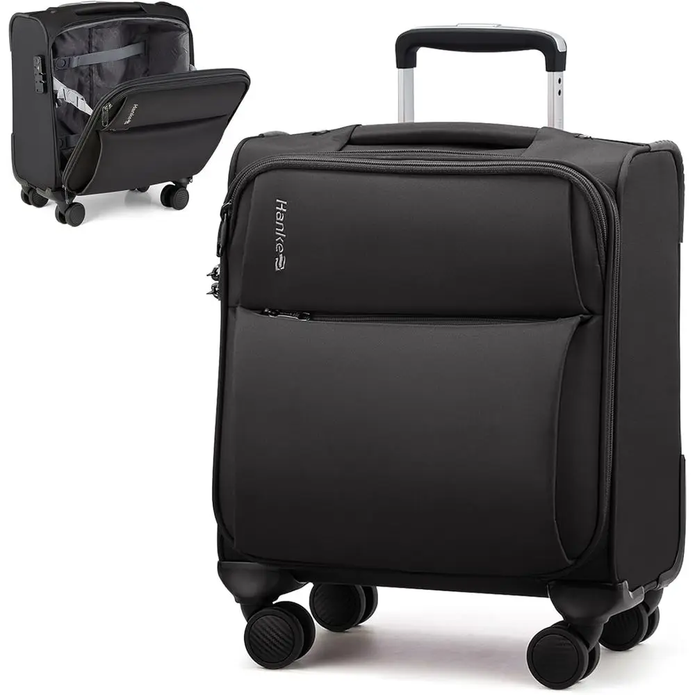 16-Inch Lightweight Spinner Under Seat Carry-On Bag with Wheels, Ideal for Air Travel and TSA Personal Item, Black
16-Inch Lightweight Spinner Under Seat Carry-On Bag with Wheels, Ideal for Air Travel and TSA Personal Item, Black