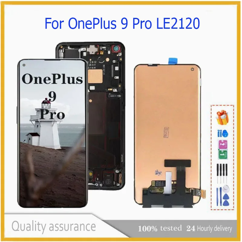 Для OnePlus 9 Pro AMOLED "Tested 1 + 9Pro LE2121 LE2125 LE2123 LE2120 ЖК-дисплей, замена дигитайзера сенсорного экрана в сборе
Для OnePlus 9 Pro AMOLED "Tested 1 + 9Pro LE2121 LE2125 LE2123 LE2120 ЖК-дисплей, замена дигитайзера сенсорного экрана в сборе