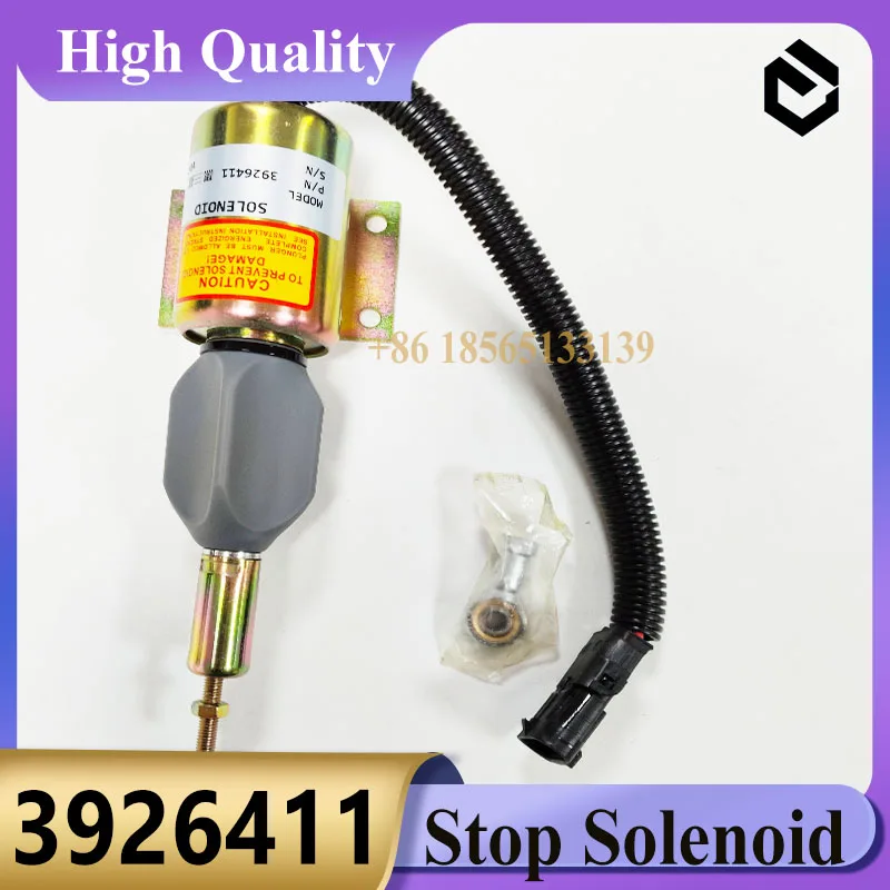 3926411 SA-4257-12 RE502473 Stop Solenoid for for Cummins 6CT 8.3L Engine for Woodward/John Deere Excavator Parts
3926411 SA-4257-12 RE502473 Stop Solenoid for for Cummins 6CT 8.3L Engine for Woodward/John Deere Excavator Parts