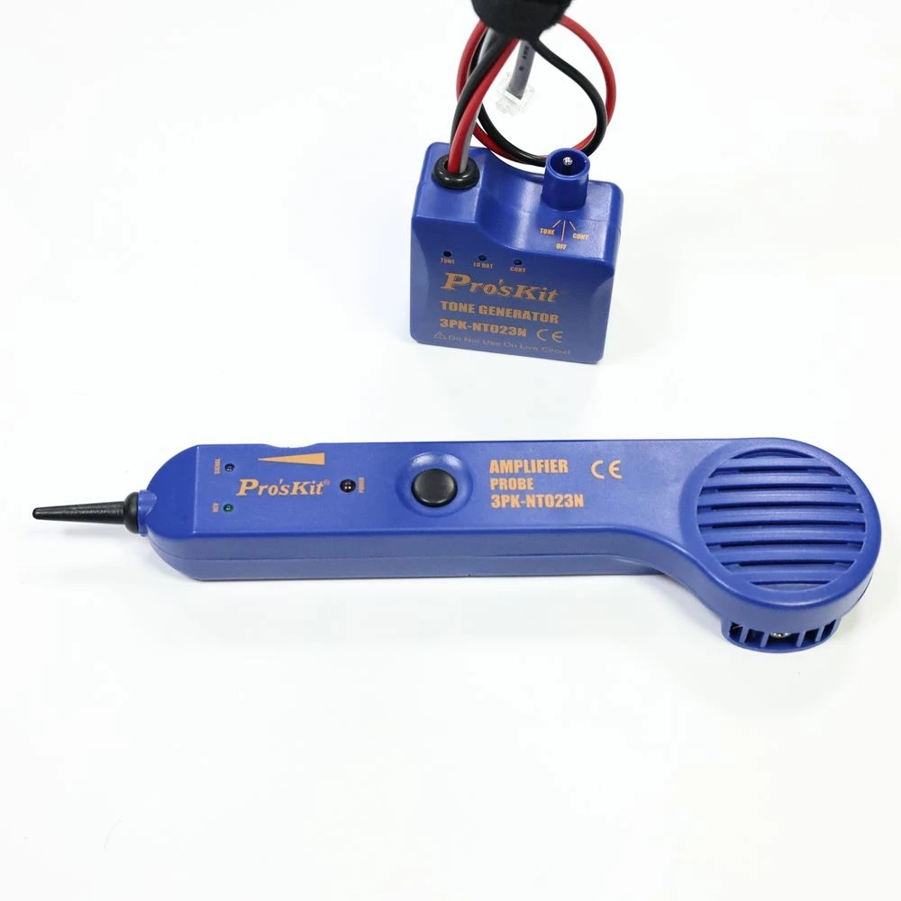 Pro'sKit 3PK-NT023N Tone And Probe Kit AC wire, telephone/twisted pair wire, all voice and data category rated cable
Pro'sKit 3PK-NT023N Tone And Probe Kit AC wire, telephone/twisted pair wire, all voice and data category rated cable