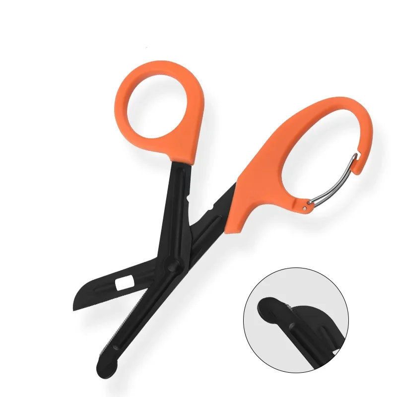 Emergency First Aid Trauma Gauze, Medical Rescue Scissors, IFAK Utility Shear for Survive Outdoor, Camp, Hike, Home
Emergency First Aid Trauma Gauze, Medical Rescue Scissors, IFAK Utility Shear for Survive Outdoor, Camp, Hike, Home
