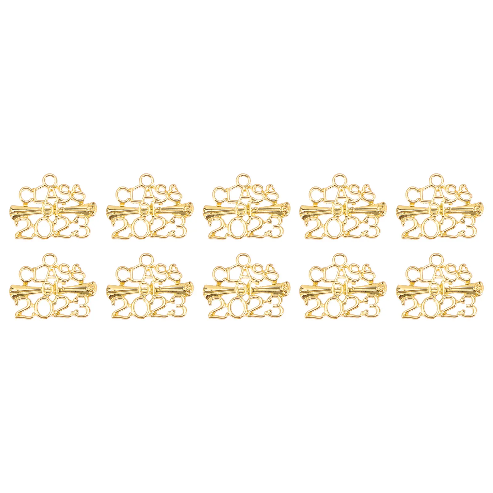 10 Pcs Class of 2023 Graduation Charms Alloy Pendants for DIY Keychain Jewelry Making Gifts Accessories
10 Pcs Class of 2023 Graduation Charms Alloy Pendants for DIY Keychain Jewelry Making Gifts Accessories