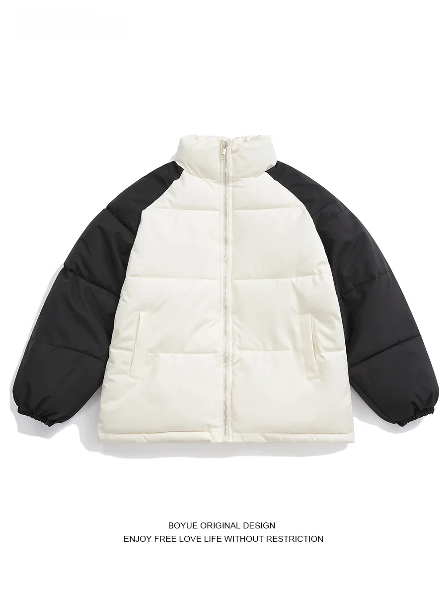 Boyue Winter Thiened Cotton Jaet oulder Insertion Color Colion Warm Stand Collar Men Women Bread Sle Coat Outerwear
Boyue Winter Thiened Cotton Jaet oulder Insertion Color Colion Warm Stand Collar Men Women Bread Sle Coat Outerwear