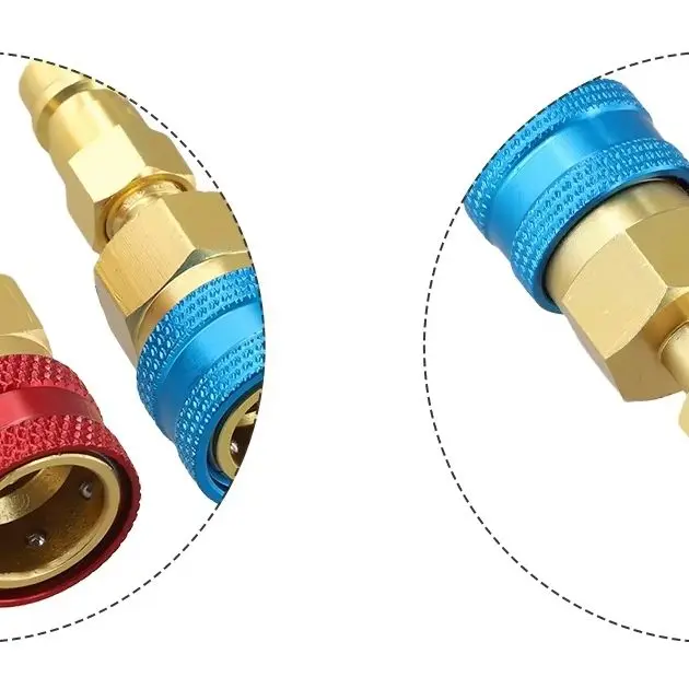 Комплект адаптеров R1234YF для R134A, быстроразъемные соединения, преобразование с высокой/низкой стороны для автомобильного кондиционера, подходит для R1234YFR12 к R134A
Комплект адаптеров R1234YF для R134A, быстроразъемные соединения, преобразование с высокой/низкой стороны для автомобильного кондиционера, подходит для R1234YFR12 к R134A