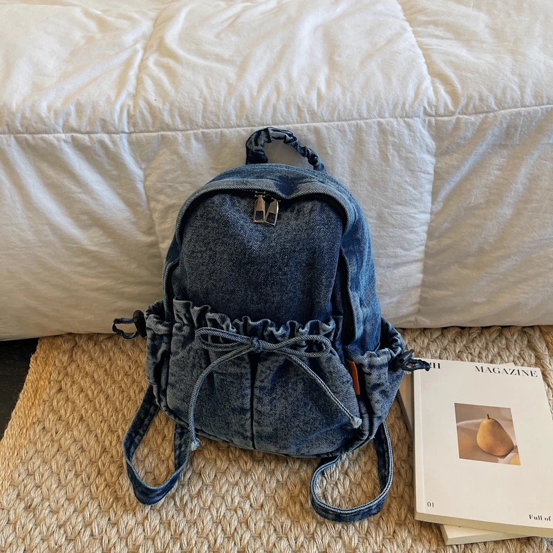 Женский рюкзак 2025: Новая модная джинсовая модель для повседневных покупок и универсальных поездок, маленький рюкзак
Женский рюкзак 2025: Новая модная джинсовая модель для повседневных покупок и универсальных поездок, маленький рюкзак