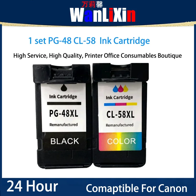 1 комплект картриджей с чернилами PG-48 CL-58, совместимых с Canon E408 E418 E468 E488 E3480 E488 E4580 E4280 e478r
1 комплект картриджей с чернилами PG-48 CL-58, совместимых с Canon E408 E418 E468 E488 E3480 E488 E4580 E4280 e478r