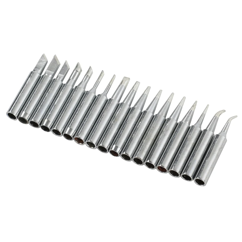 15/10/17/pcs High Quality Lead-free Solder Tip Set Soldering Station Iron Tip 900M-T Soldering Station Tool Kit For 936
15/10/17/pcs High Quality Lead-free Solder Tip Set Soldering Station Iron Tip 900M-T Soldering Station Tool Kit For 936