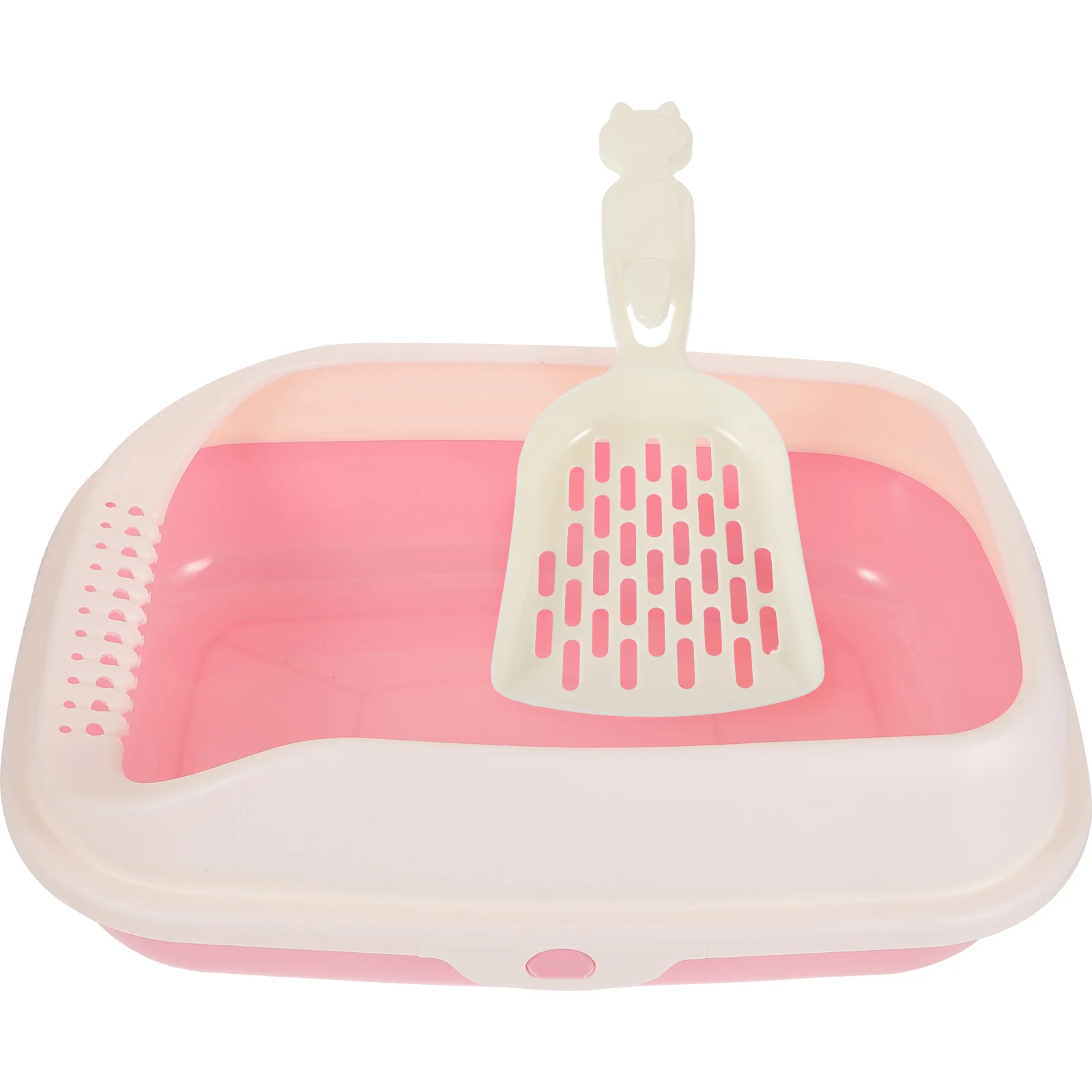 Cat Litter Box Small Pink 40x28x13cm Portable Open Design Easy Cleaning Travel Friendly Low Entry Litter Trays For Cats
Cat Litter Box Small Pink 40x28x13cm Portable Open Design Easy Cleaning Travel Friendly Low Entry Litter Trays For Cats