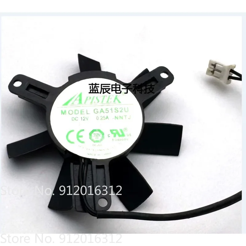 New Cooler Fan APISTEK GA51S2U 12V 0.25A Diameter 45mm Hole Spacing 39 * 39 * 39mm
New Cooler Fan APISTEK GA51S2U 12V 0.25A Diameter 45mm Hole Spacing 39 * 39 * 39mm