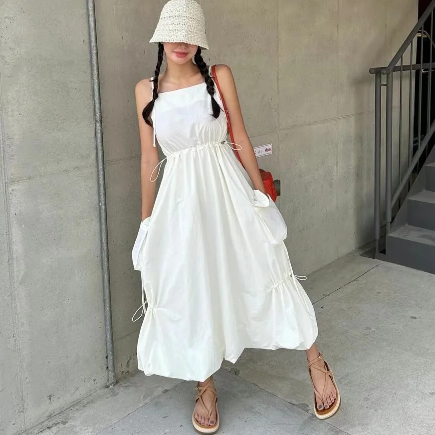 Chic Spring New Design Large ket Dstring Waist Strap Dr Women's Pure Color Layerable Korean Sle Spring Autumn Wint...
Chic Spring New Design Large ket Dstring Waist Strap Dr Women's Pure Color Layerable Korean Sle Spring Autumn Wint...