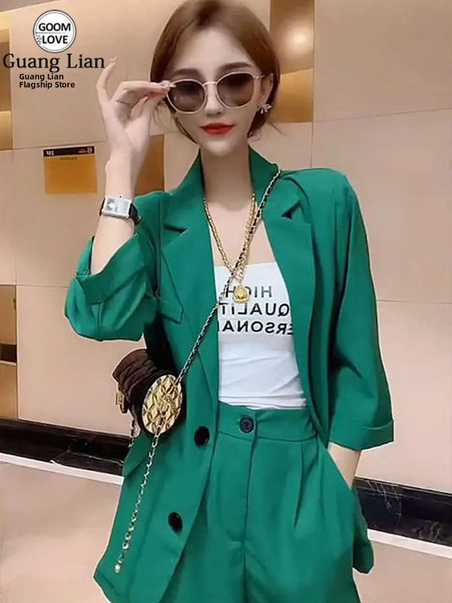 Faionable Profional Women's Autumn Outfit Salt Series Small Suit Seven-Foot Straight Pants Two-Piece Set Sli Ensemble
Faionable Profional Women's Autumn Outfit Salt Series Small Suit Seven-Foot Straight Pants Two-Piece Set Sli Ensemble