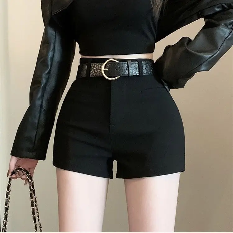 2025 Summer Slimming Straight Leg Denim Shorts Hot Pants High Waisted Hip Hugging Casual Pants Women's Elastic Tight Black Wh1
2025 Summer Slimming Straight Leg Denim Shorts Hot Pants High Waisted Hip Hugging Casual Pants Women's Elastic Tight Black Wh1