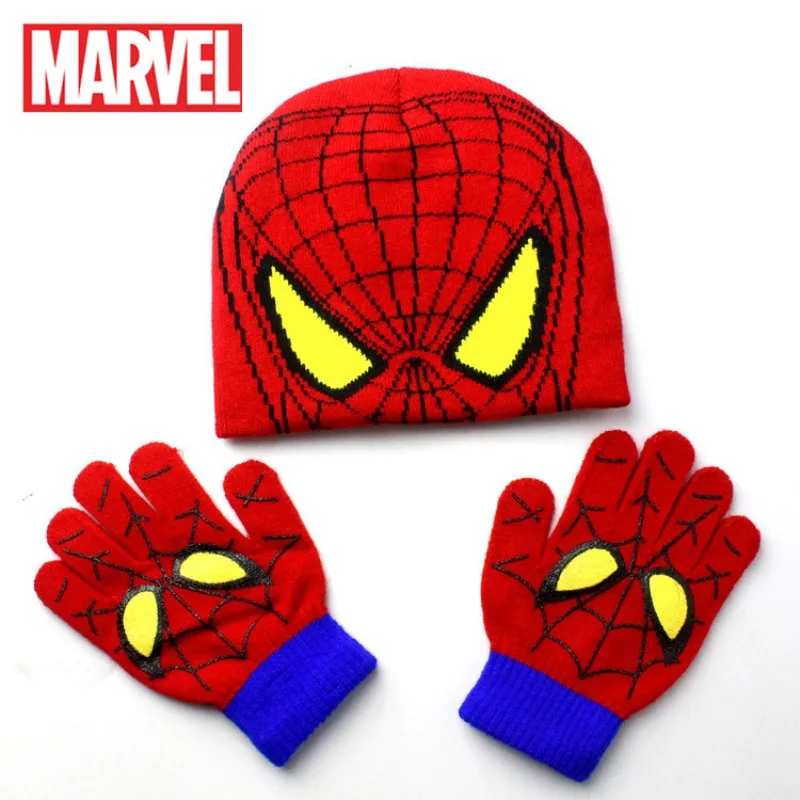Marvel Spider Man Children Cotton Caps Gloves 2 Pcs/Set Avengers Superheroes Protection Hat Winter Warm Boys Kids Birthday Gifts
Marvel Spider Man Children Cotton Caps Gloves 2 Pcs/Set Avengers Superheroes Protection Hat Winter Warm Boys Kids Birthday Gifts